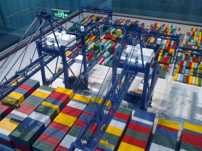 门源港口集装箱堆场